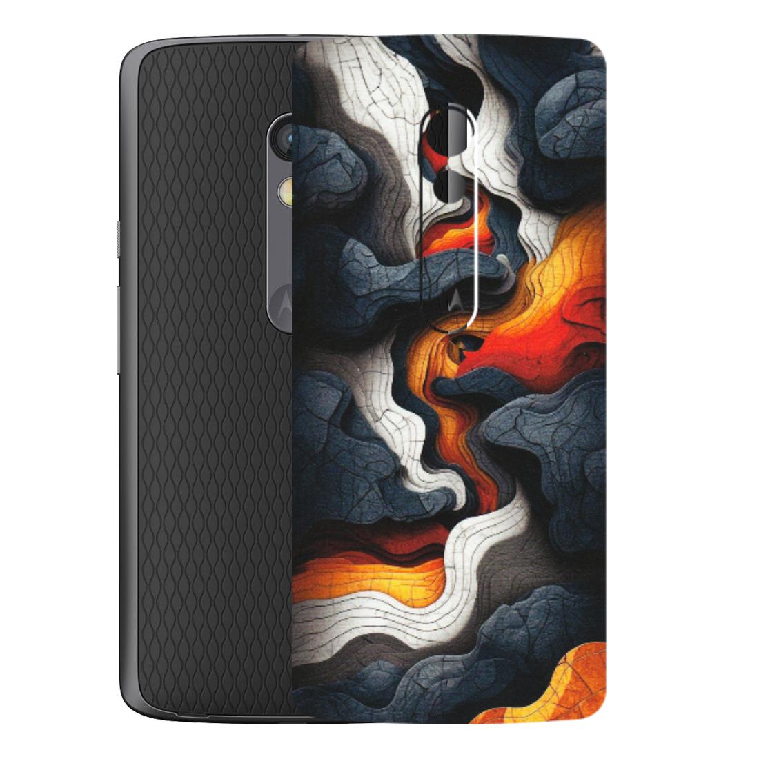 Motorola Phone Skins (All Models) - Abstract Volcanic Layers - Matte Finish (M-52) Motorola Moto X Play