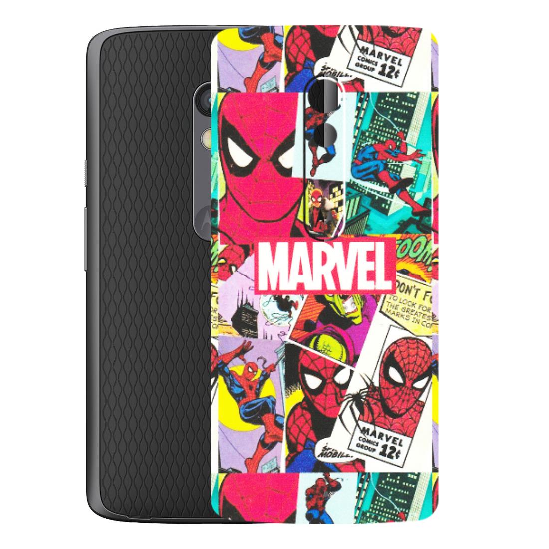 Motorola Phone Skins (All Models) - Marvel Comic Spiderman Grafitti - Matte Finish (M-72) Motorola Moto X Play