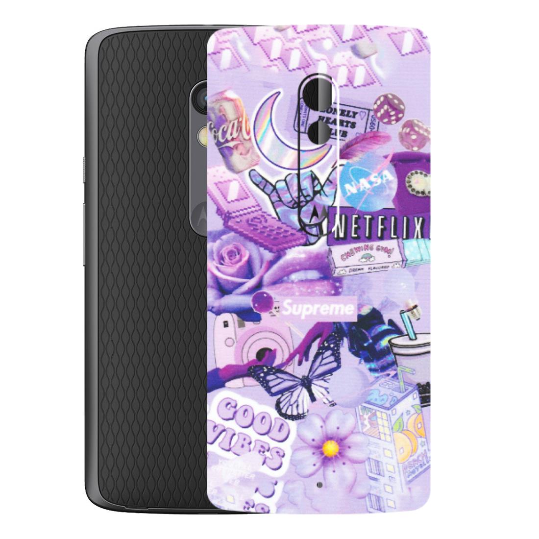 Motorola Phone Skins (All Models) - Supreme Purple Magic - Matte Finish (M-88) Motorola Moto X Play