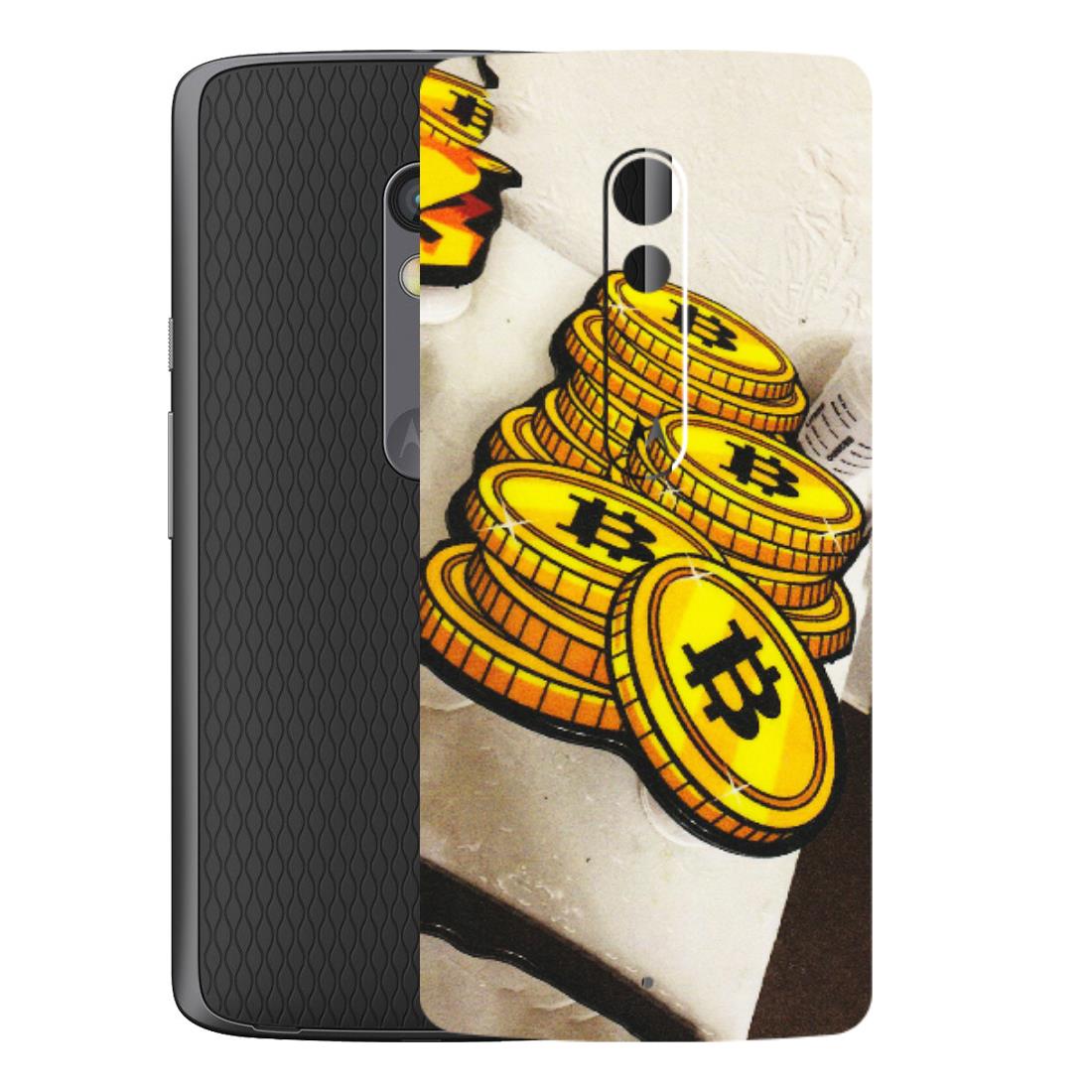 Motorola Phone Skins (All Models) - Billionaire Bitcoin Collection - Matte Finish (M-92) Motorola Moto X Play