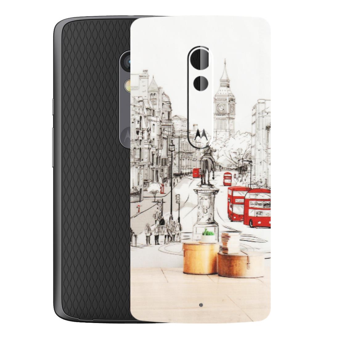 Motorola Phone Skins (All Models) - London Street - Transparent Finish (T-02) Motorola Moto X Play