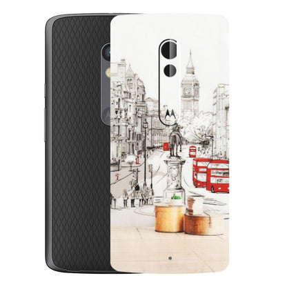 Motorola Phone Skins (All Models) - London Street - Transparent Finish (T-02) Motorola Moto X Play