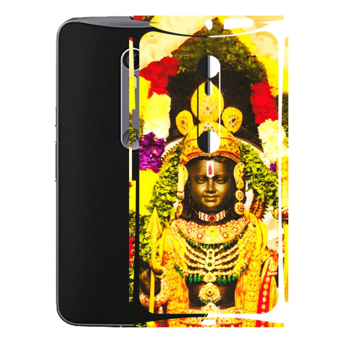 Motorola Phone Skins (All Models) - Ram Lalla Ayodhya - 3D Embossed Finish (L-103) Motorola Moto X Style
