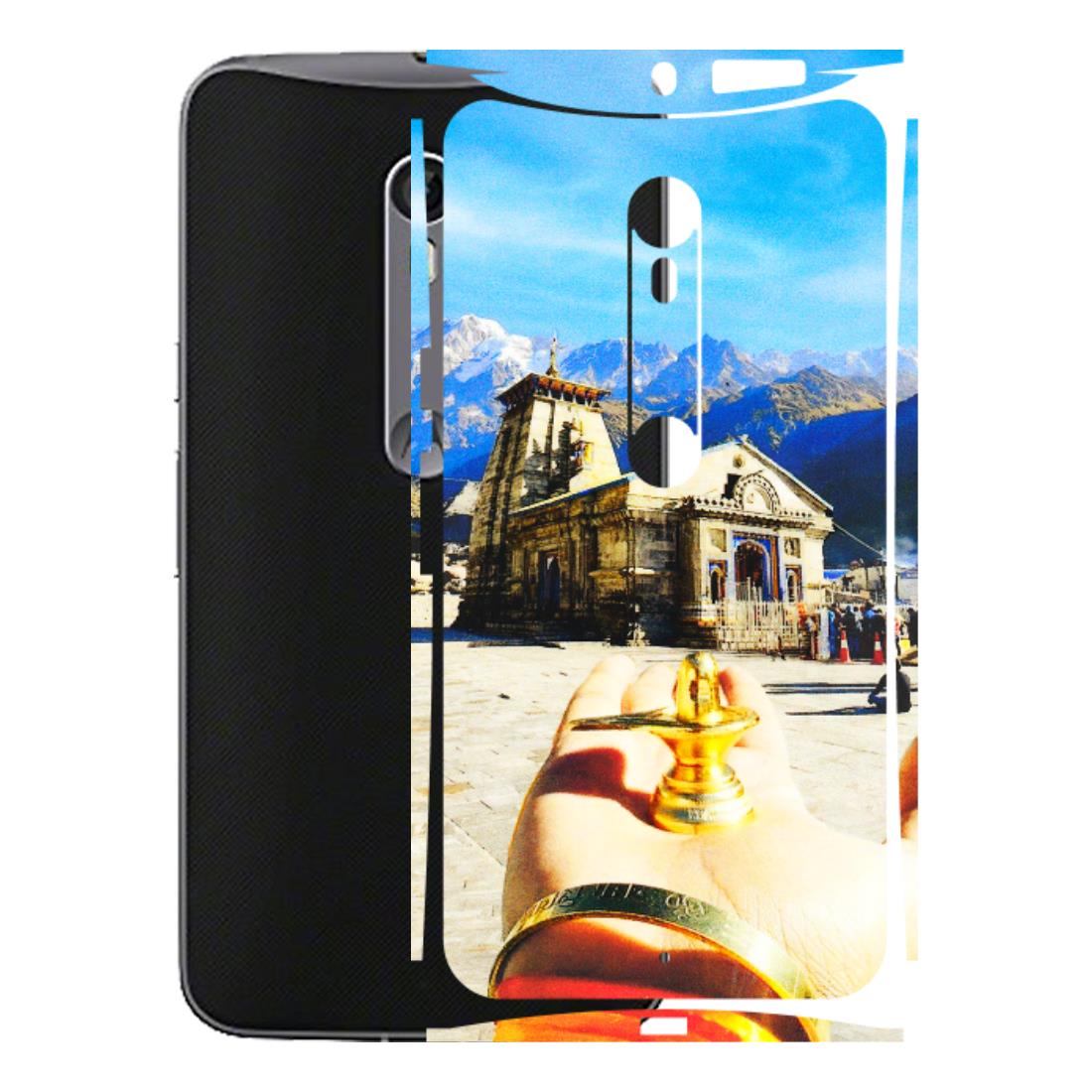 Motorola Phone Skins (All Models) - Beauty of Kedarnath - 3D Embossed Finish (L-108) Motorola Moto X Style