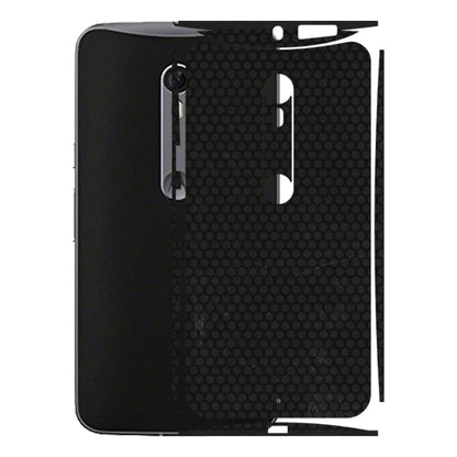 Motorola Phone Skins (All Models) - Black honeycomb - 3D Embossed Finish (L-114) Motorola Moto X Style