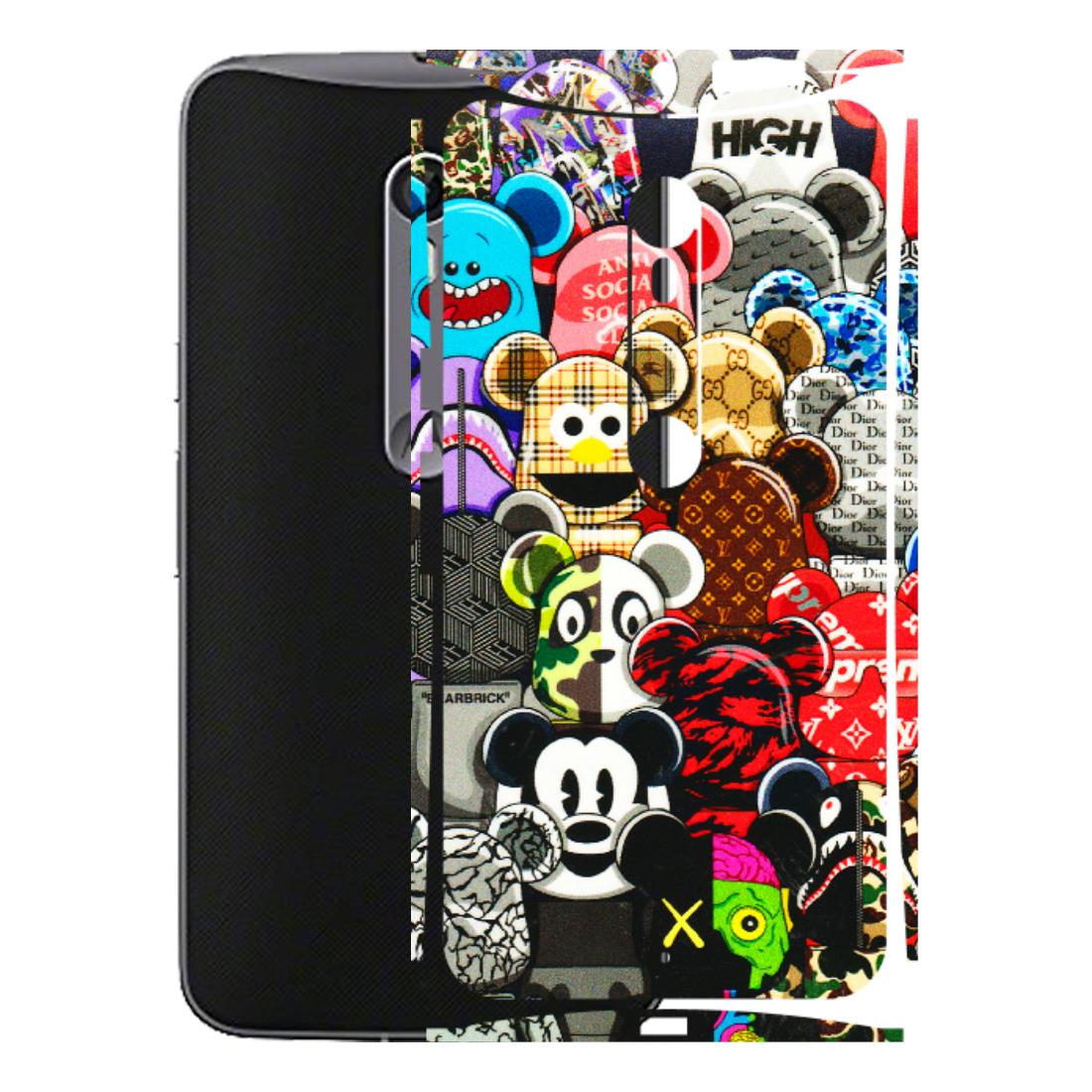 Motorola Phone Skins (All Models) - More Mickey Mouses - 3D Embossed Finish (L-118) Motorola Moto X Style