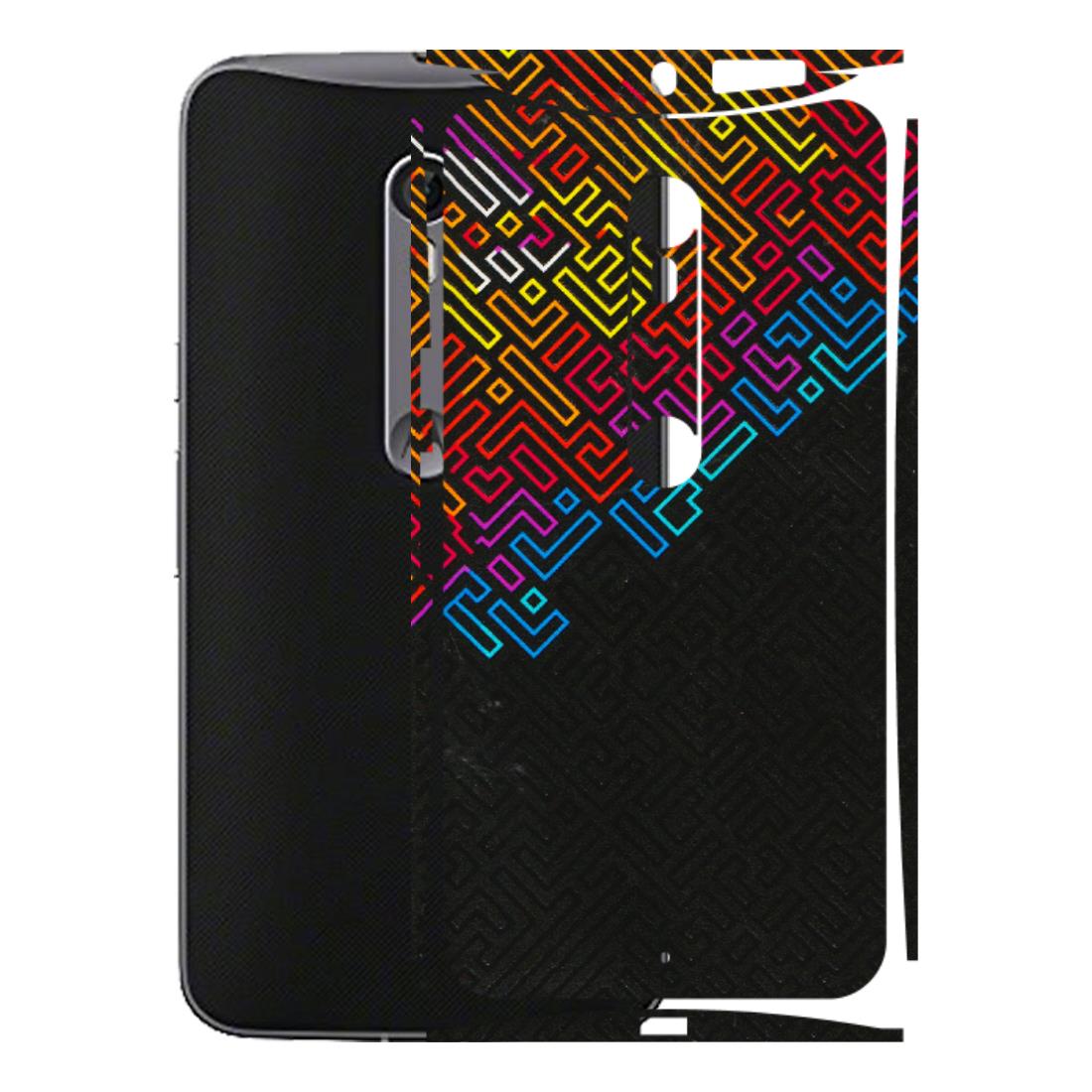 Motorola Phone Skins (All Models) - Dotme Pattern Art - 3D Embossed Finish (L-121) Motorola Moto X Style