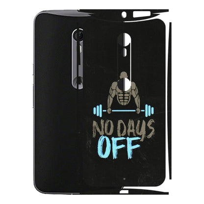 Motorola Phone Skins (All Models) - Gym Lover - 3D Embossed Finish (L-127) Motorola Moto X Style