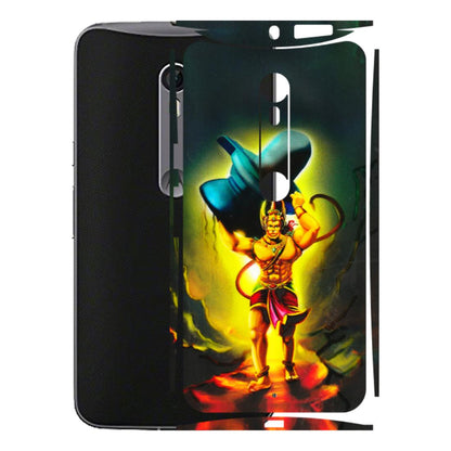 Motorola Phone Skins (All Models) - Hanuman Ji - 3D Embossed Finish (L-128) Motorola Moto X Style