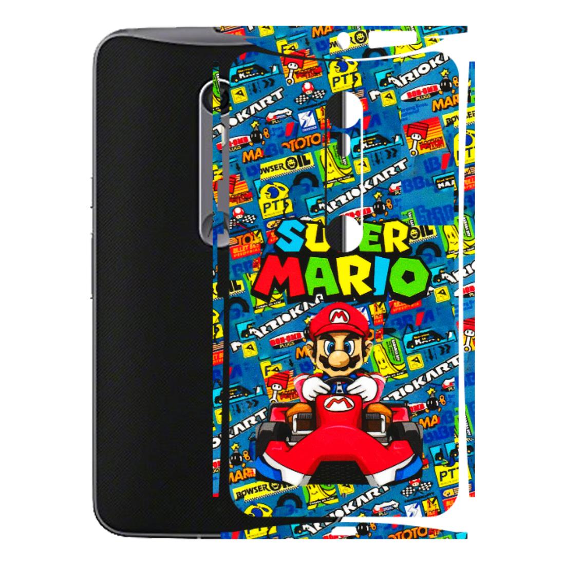 Motorola Phone Skins (All Models) - Super Mario Kart - 3D Embossed Finish (L-140) Motorola Moto X Style