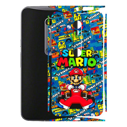 Motorola Phone Skins (All Models) - Super Mario Kart - 3D Embossed Finish (L-140) Motorola Moto X Style
