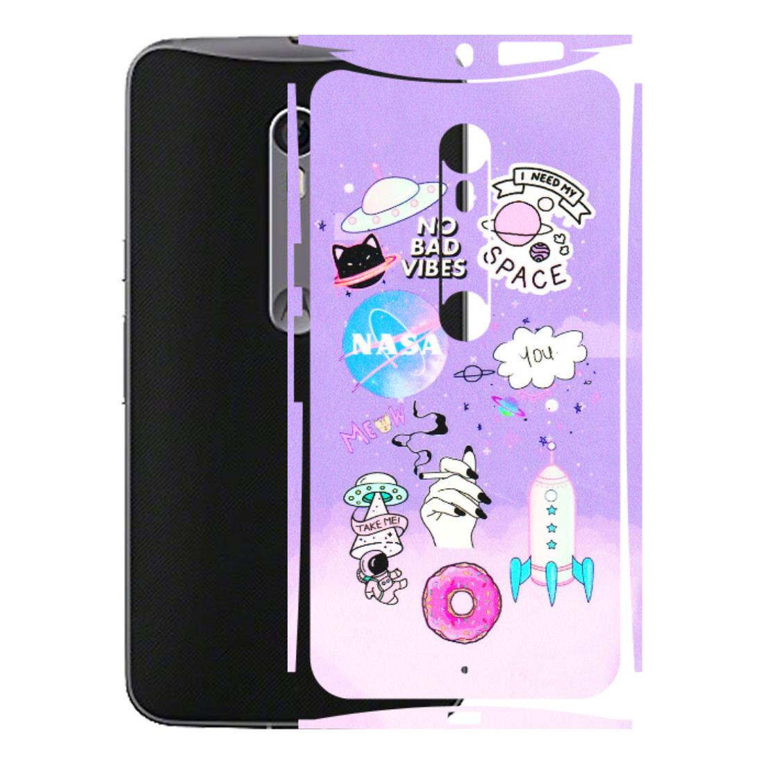 Motorola Phone Skins (All Models) - I Need My Nasa Skin - 3D Embossed Finish (L-149) Motorola Moto X Style
