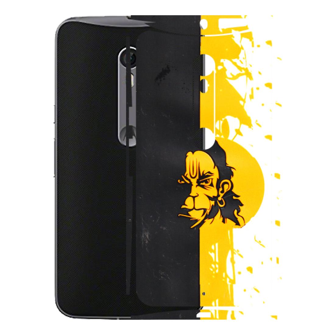 Motorola Phone Skins (All Models) - Bajrangbali - 3D Embossed Finish (L-151) Motorola Moto X Style