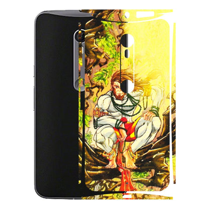 Motorola Phone Skins (All Models) - Lord Hanuman - 3D Embossed Finish (L-152) Motorola Moto X Style