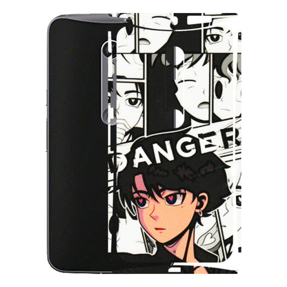 Motorola Phone Skins (All Models) - Danger Anime - 3D Embossed Finish (L-155) Motorola Moto X Style