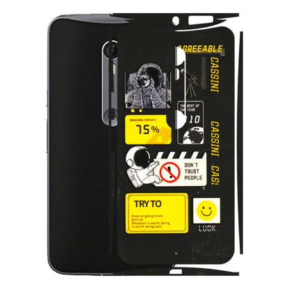 Motorola Phone Skins (All Models) - Black Cassini - 3D Embossed Finish (L-161) Motorola Moto X Style