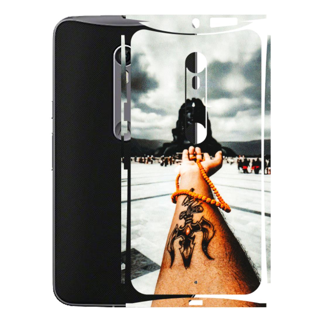Motorola Phone Skins (All Models) - Jai Adiyogi Mahakaal - 3D Embossed Finish (L-164) Motorola Moto X Style