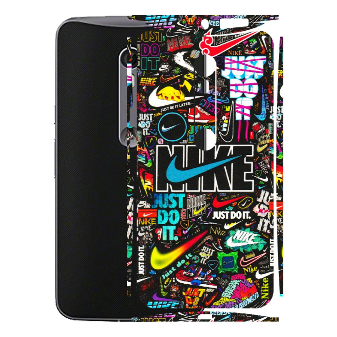 Motorola Phone Skins (All Models) - Just Do It Doodles - 3D Embossed Finish (L-166) Motorola Moto X Style