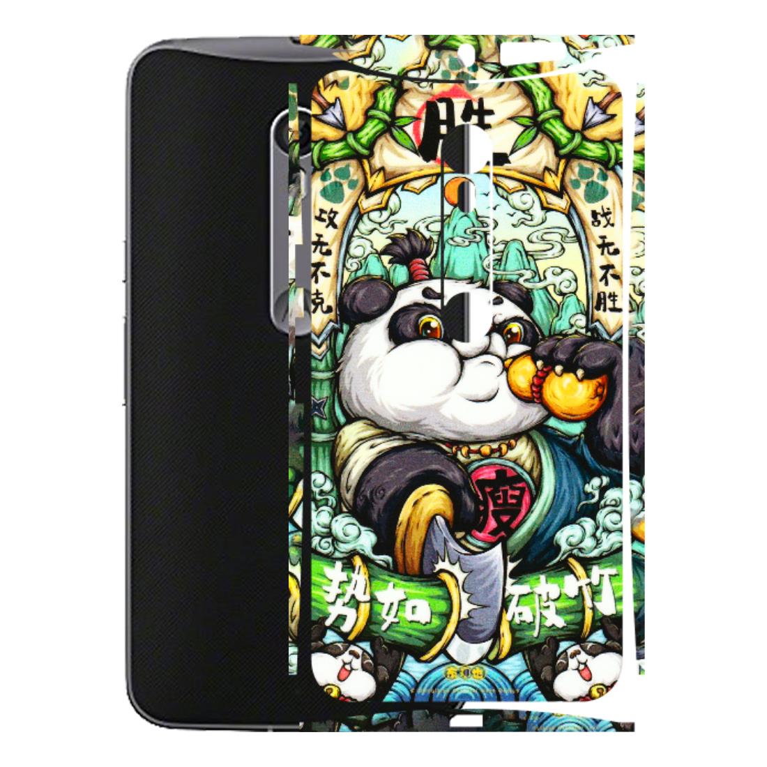 Motorola Phone Skins (All Models) - Royal Rich Panda - 3D Embossed Finish (L-170) Motorola Moto X Style