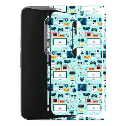 Motorola Phone Skins (All Models) - Gadgets Doodle - 3D Embossed Finish (L-184) Motorola Moto X Style