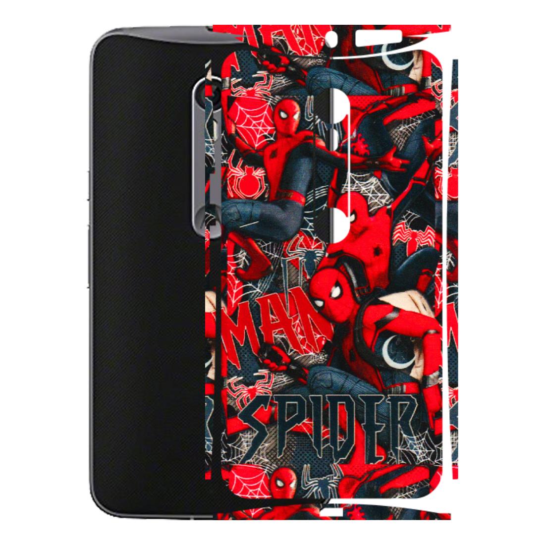 Motorola Phone Skins (All Models) - SpiderMan Cool - 3D Embossed Finish (L-188) Motorola Moto X Style
