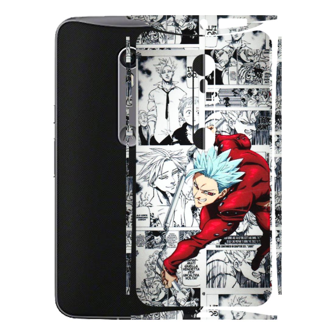 Motorola Phone Skins (All Models) - Anime Comic - 3D Embossed Finish (L-192) Motorola Moto X Style