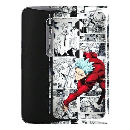 Motorola Phone Skins (All Models) - Anime Comic - 3D Embossed Finish (L-192) Motorola Moto X Style