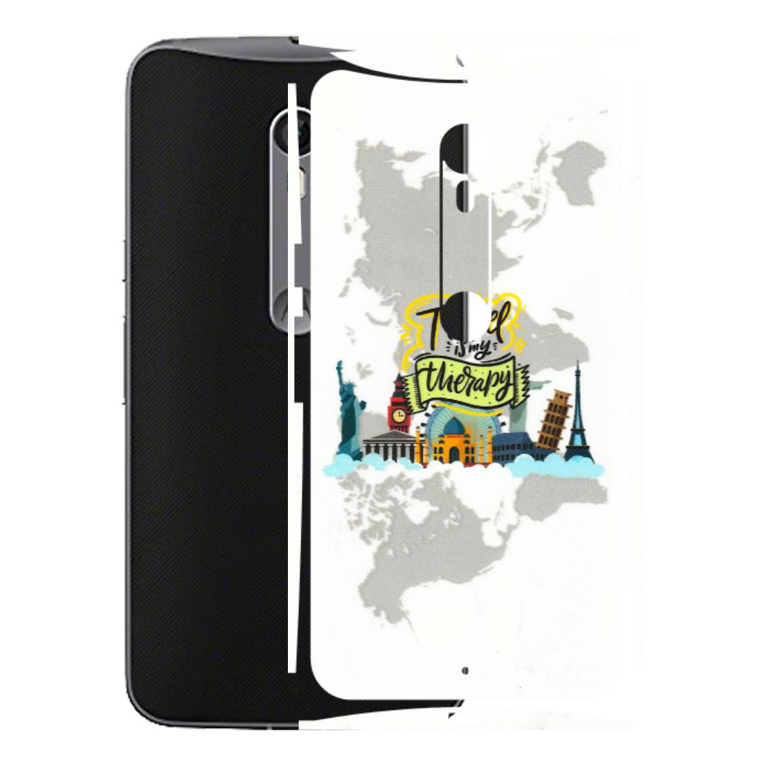Motorola Phone Skins (All Models) - Travel Therapy - 3D Embossed Finish (L-199) Motorola Moto X Style