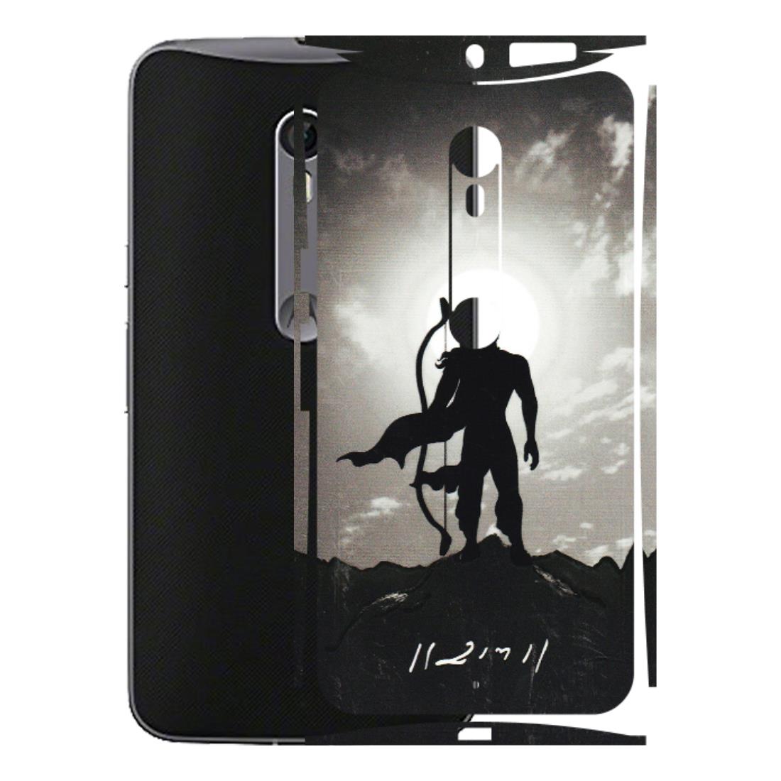 Motorola Phone Skins (All Models) - Jai Siya Ram - 3D Embossed Finish (L-200) Motorola Moto X Style