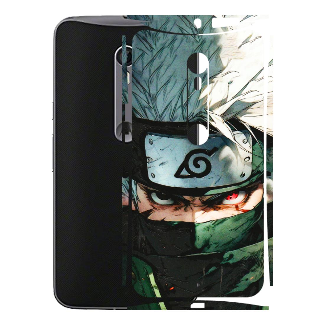 Motorola Phone Skins (All Models) - Kakashi Red Eye Focus - 3D Embossed Finish (L-227) Motorola Moto X Style