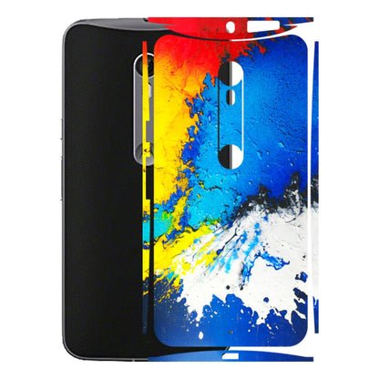 Motorola Phone Skins (All Models) - Acrylic Paint Spill - 3D Embossed Finish (L-229) Motorola Moto X Style
