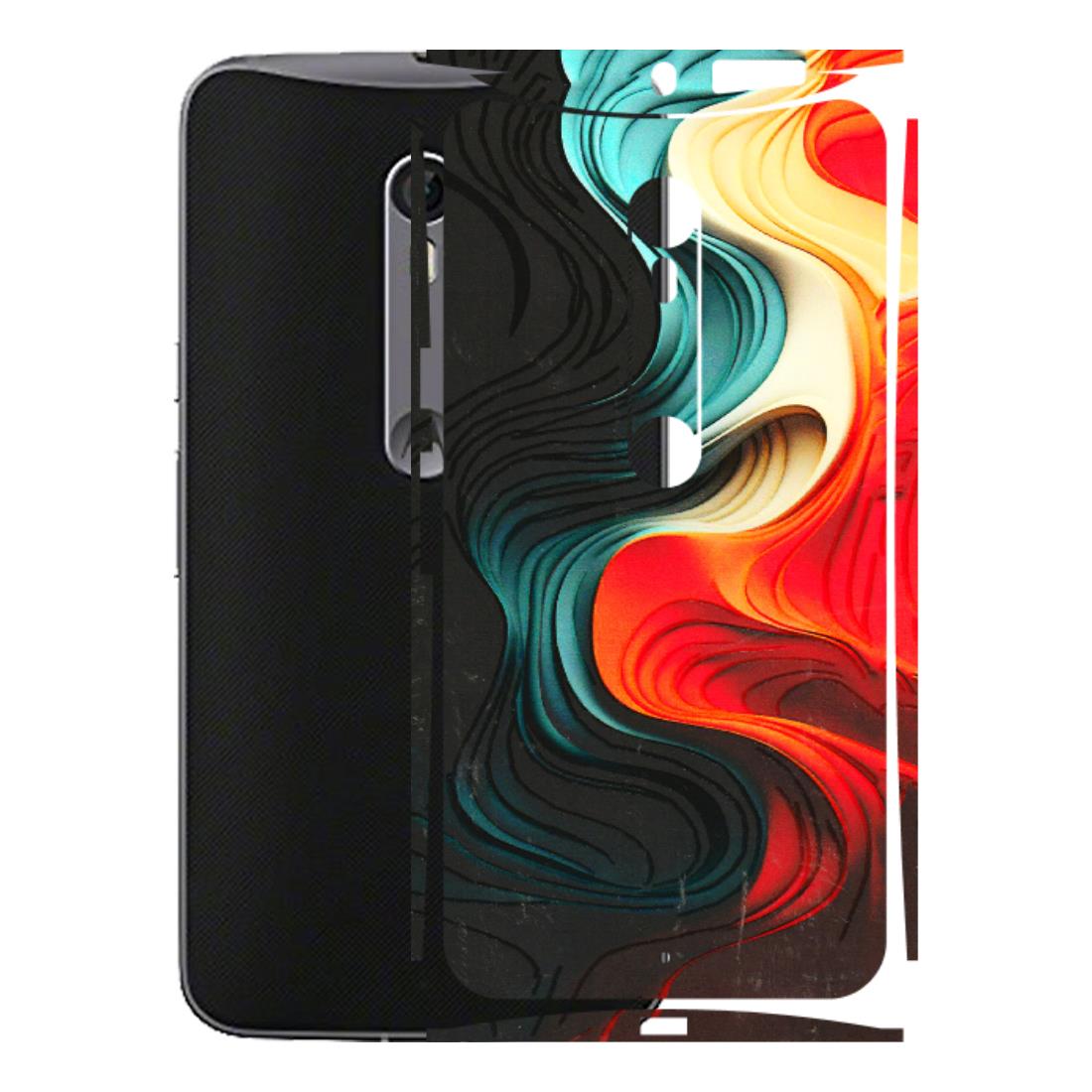 Motorola Phone Skins (All Models) - The Silky Swirl - 3D Embossed Finish (L-240) Motorola Moto X Style
