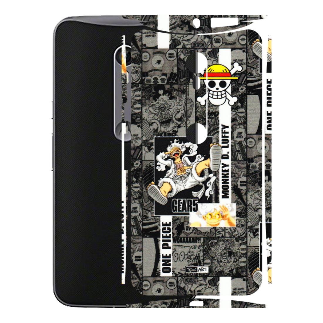 Motorola Phone Skins (All Models) - Cuffy Anime MonkeyCamic - 3D Embossed Finish (L-242) Motorola Moto X Style