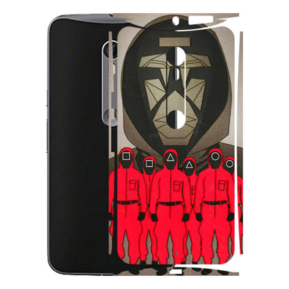 Motorola Phone Skins (All Models) - Squid Game Hero - 3D Embossed Finish (L-245) Motorola Moto X Style