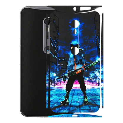 Motorola Phone Skins (All Models) - Demon Slayer Sword - 3D Embossed Finish (L-247) Motorola Moto X Style