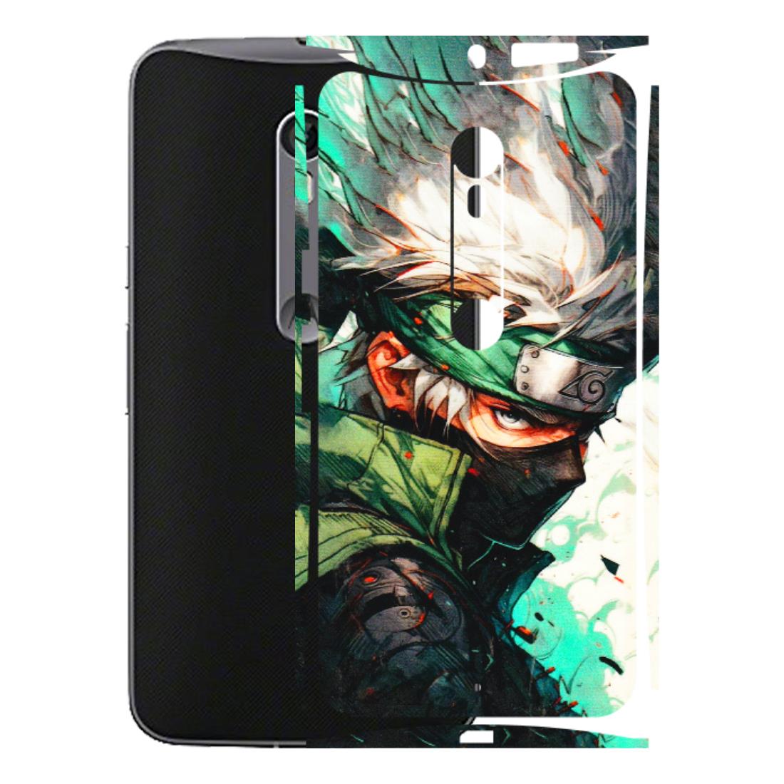 Motorola Phone Skins (All Models) - Kakashi Side Profile - 3D Embossed Finish (L-249) Motorola Moto X Style