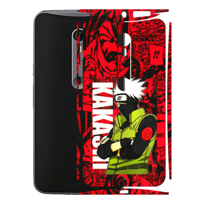 Motorola Phone Skins (All Models) - Kakashi Red Anime - 3D Embossed Finish (L-251) Motorola Moto X Style