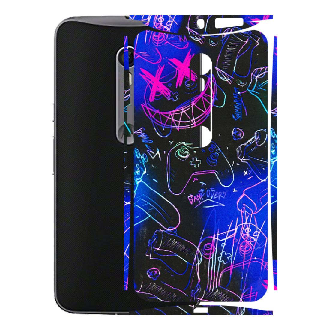 Motorola Phone Skins (All Models) - Gamers Paradise - 3D Embossed Finish (L-258) Motorola Moto X Style