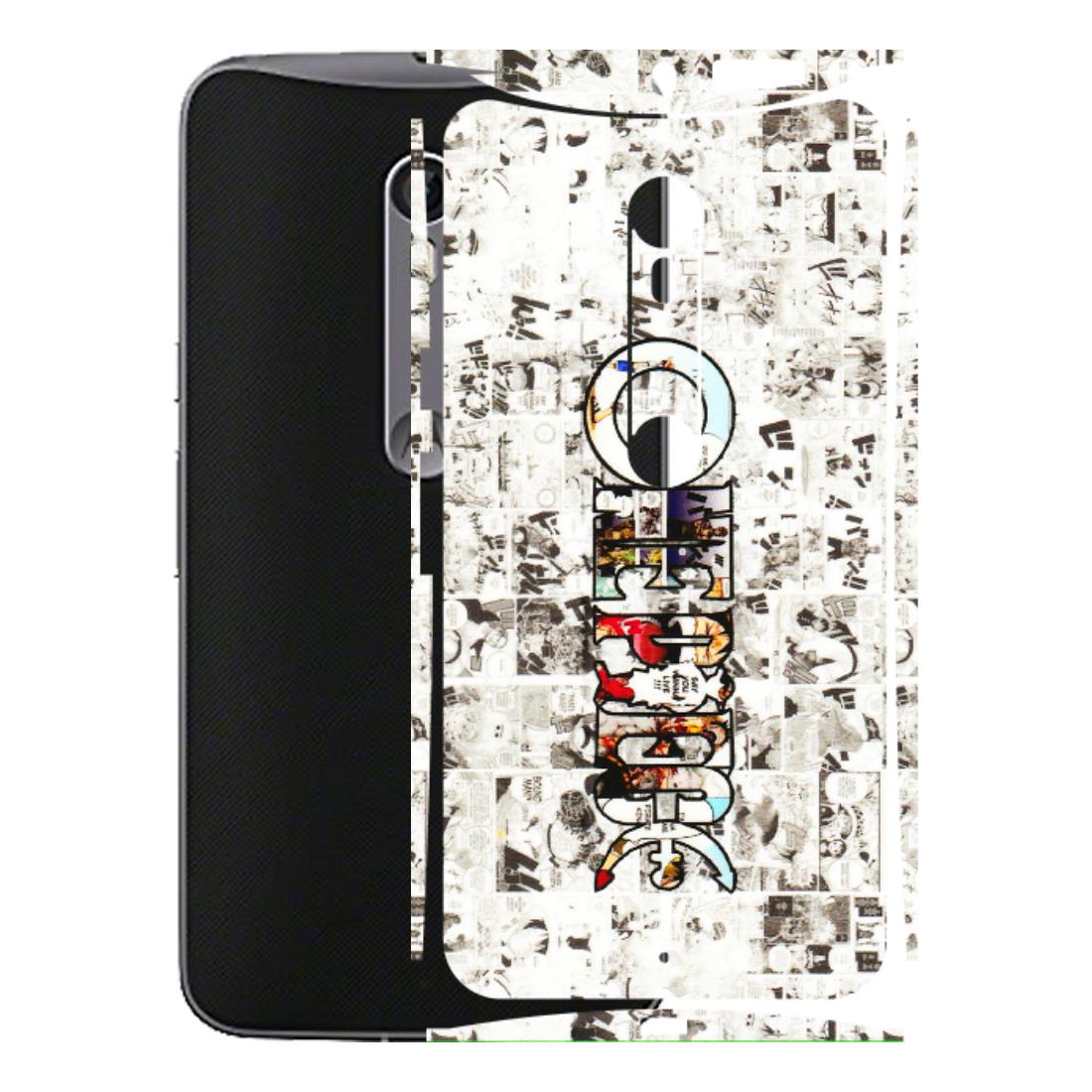 Motorola Phone Skins (All Models) - One Piece Manga - 3D Embossed Finish (L-26) Motorola Moto X Style