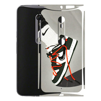 Motorola Phone Skins (All Models) - New Grey Sneaker - 3D Embossed Finish (L-261) Motorola Moto X Style