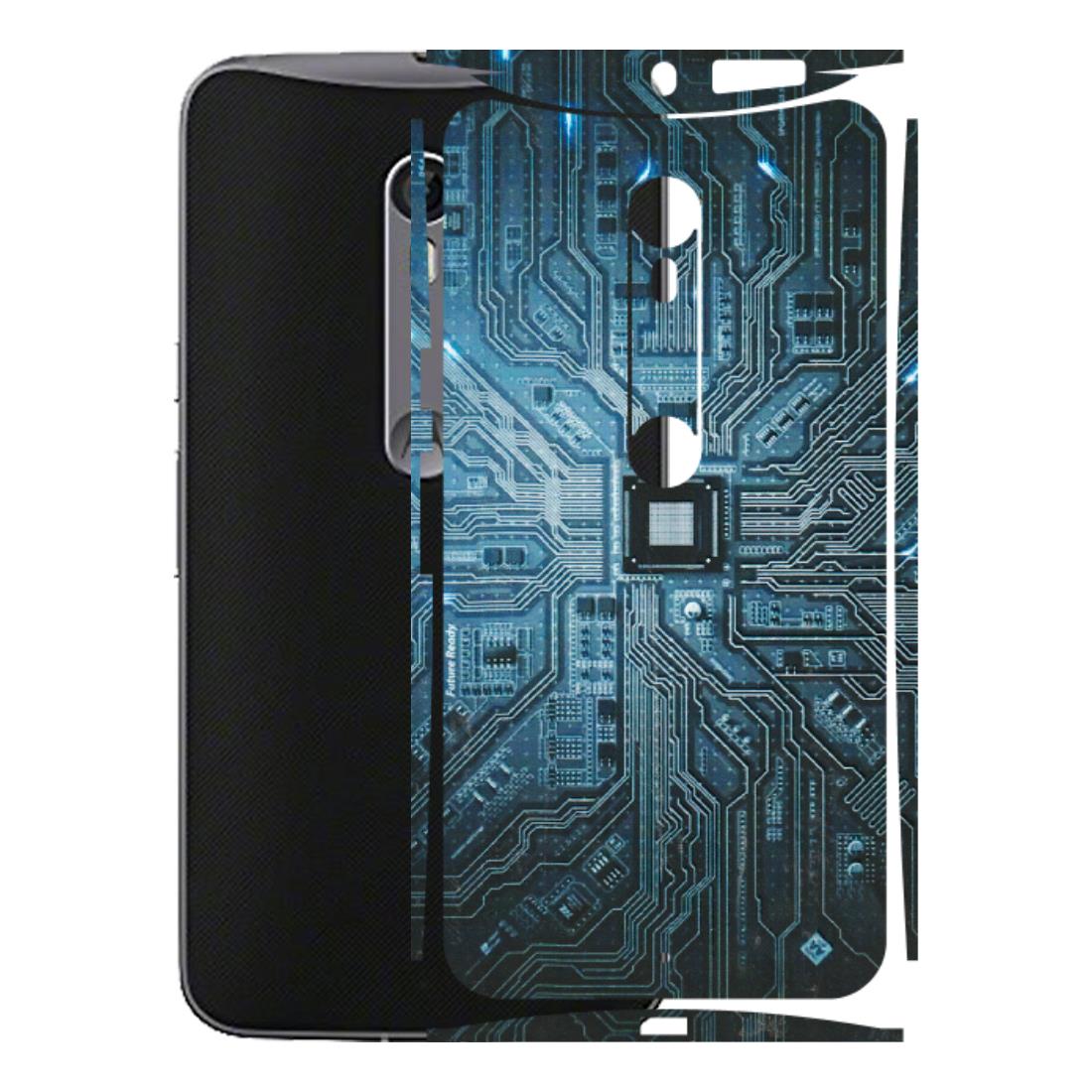 Motorola Phone Skins (All Models) - Original Circuit - 3D Embossed Finish (L-267) Motorola Moto X Style