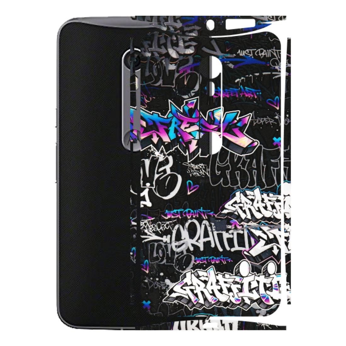 Motorola Phone Skins (All Models) - Graffiti Killer - 3D Embossed Finish (L-274) Motorola Moto X Style