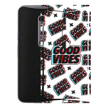 Motorola Phone Skins (All Models) - Good Vibes - 3D Embossed Finish (L-282) Motorola Moto X Style