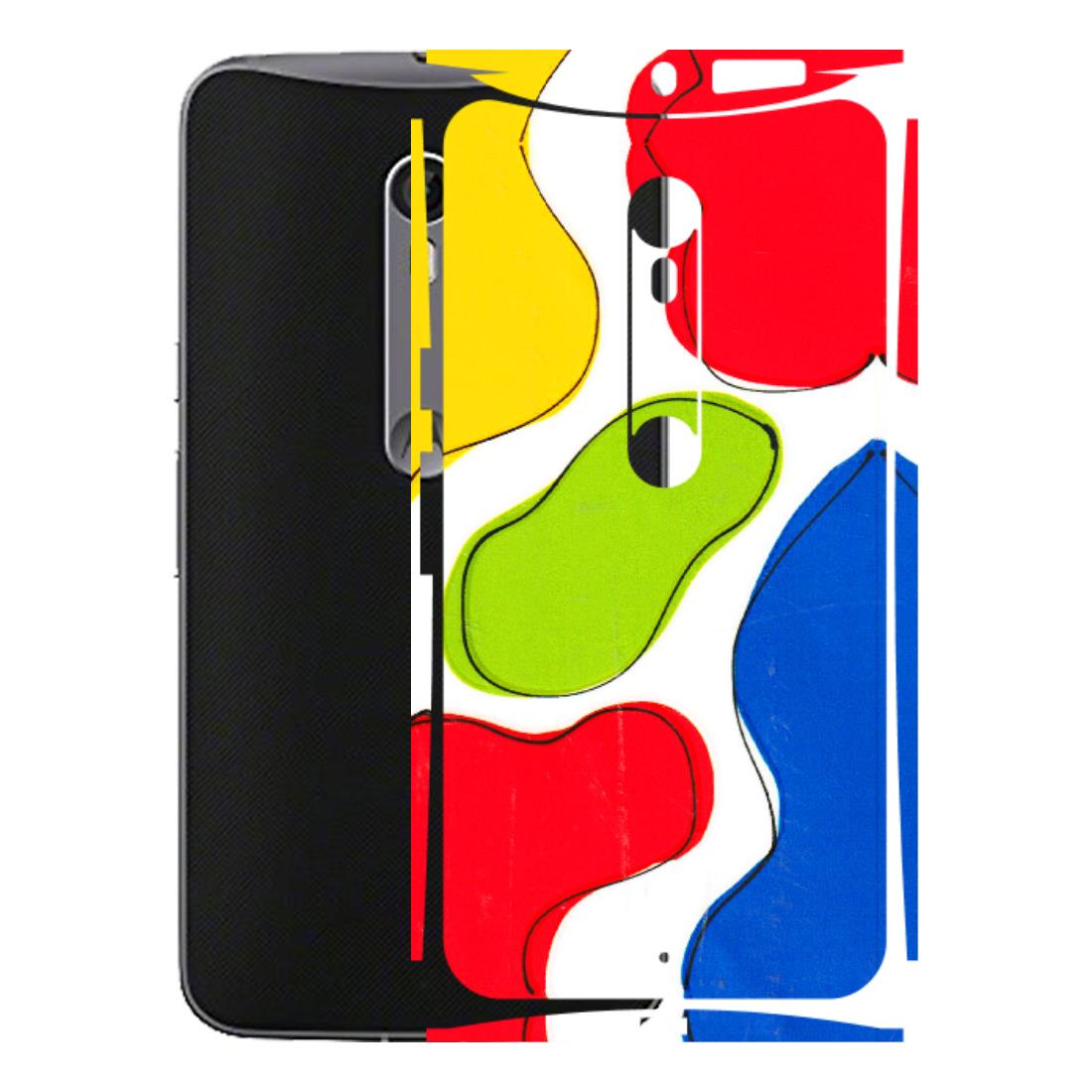 Motorola Phone Skins (All Models) - RGB Colour Paint - 3D Embossed Finish (L-284) Motorola Moto X Style