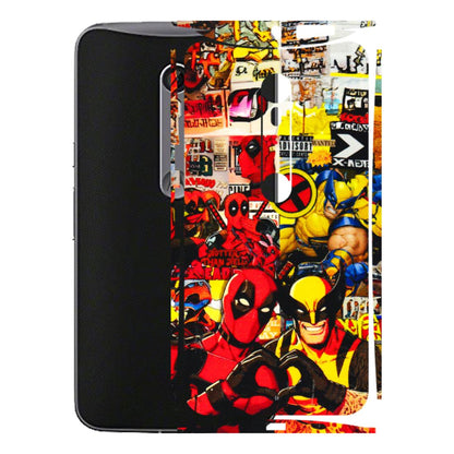 Motorola Phone Skins (All Models) - Spidy Wolverine - 3D Embossed Finish (L-310) Motorola Moto X Style
