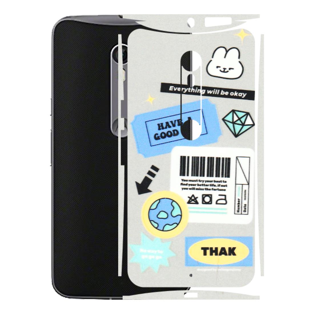 Motorola Phone Skins (All Models) - Will Be Okay Design - 3D Embossed Finish (L-316) Motorola Moto X Style