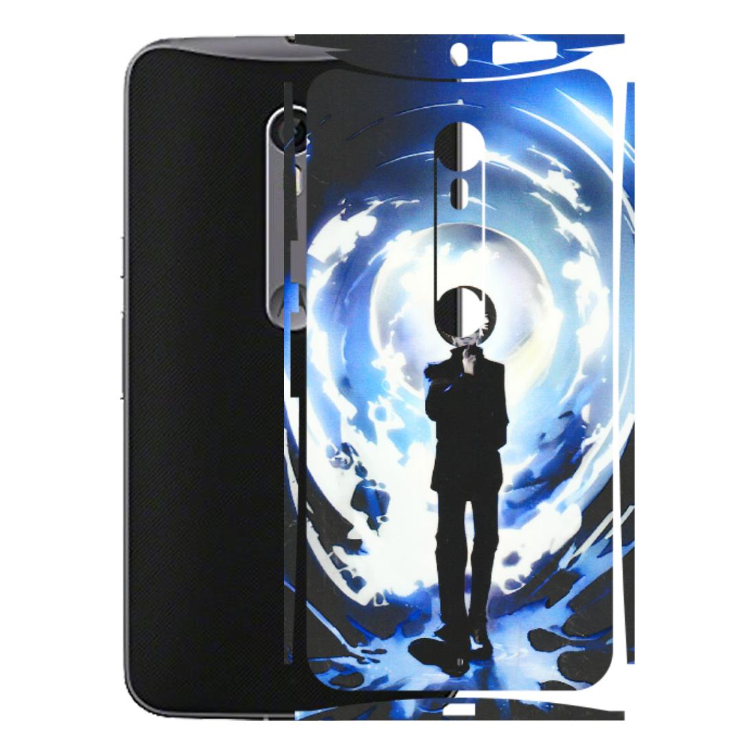 Motorola Phone Skins (All Models) - Jujustu Kaisen Anime Manga - 3D Embossed Finish (L-317) Motorola Moto X Style