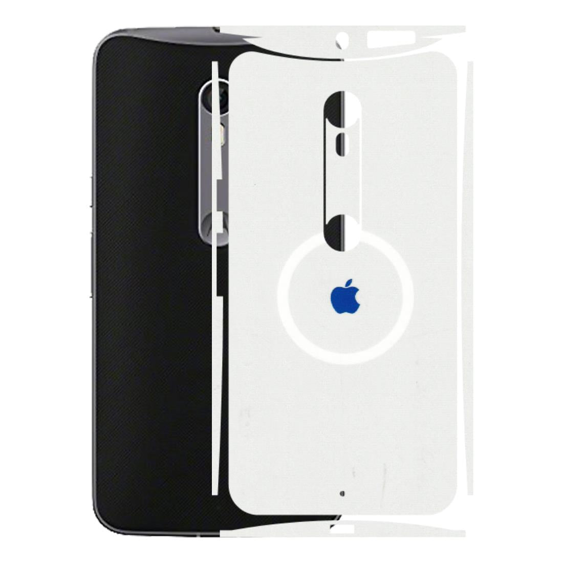 Motorola Phone Skins (All Models) - iPhone Magsafe Logo - 3D Embossed Finish (L-320) Motorola Moto X Style