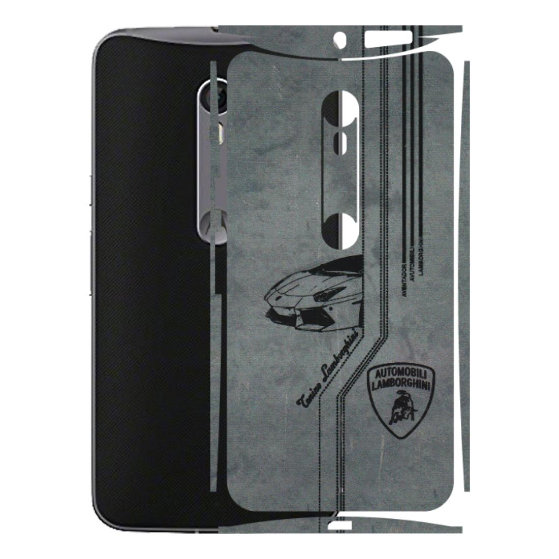 Motorola Phone Skins (All Models) - New Lamborgini Aventador - 3D Embossed Finish (L-321) Motorola Moto X Style