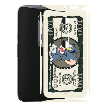 Motorola Phone Skins (All Models) - Tom Hundred Dollar - 3D Embossed Finish (L-324) Motorola Moto X Style